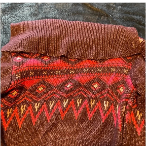 Who What Wear Patterned Knit Cardigan - Picture 3 of 6